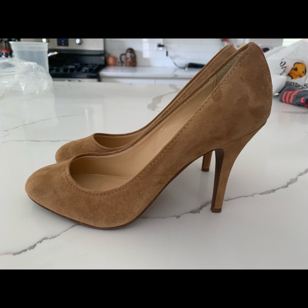 Suede heels